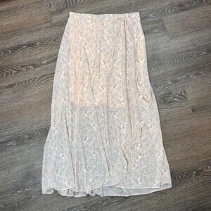 Cato NWT Long Flowy Summer Paisley Pull On Wrap Skirt Size 14/16 elastic waist